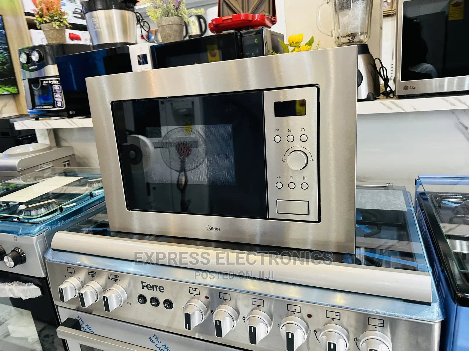 Fast Cook Oven Grill Inbuilt Microwave Midea 17L