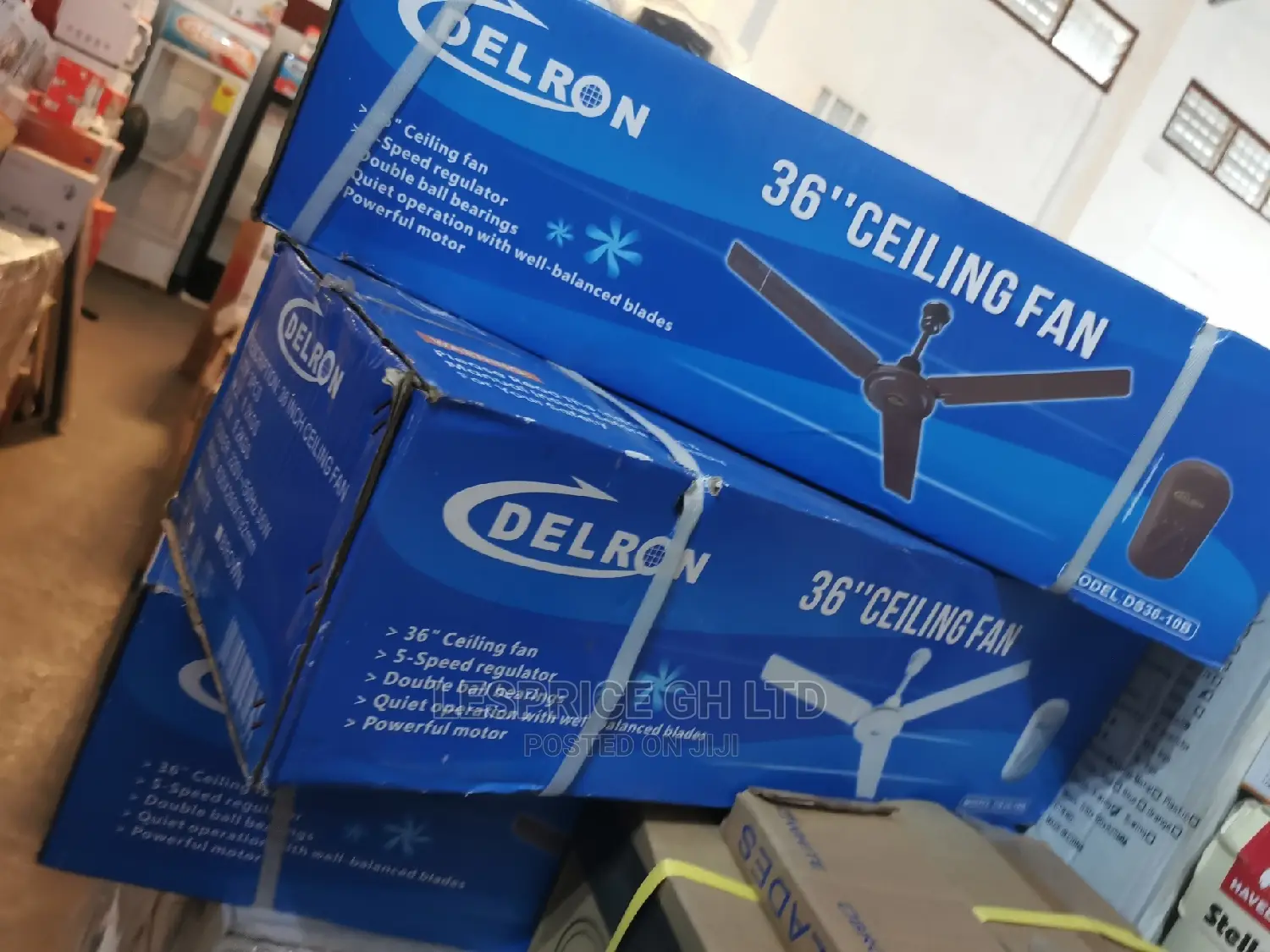 Long Lasting Delron Ceiling Fan 36 "