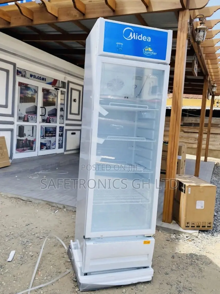 Available Midea 400 LTRS Single Door Display Fridge