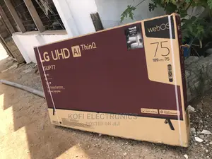LG 75up7750 75" Uhd HDR Webos Smart Ai Thinq Frameless