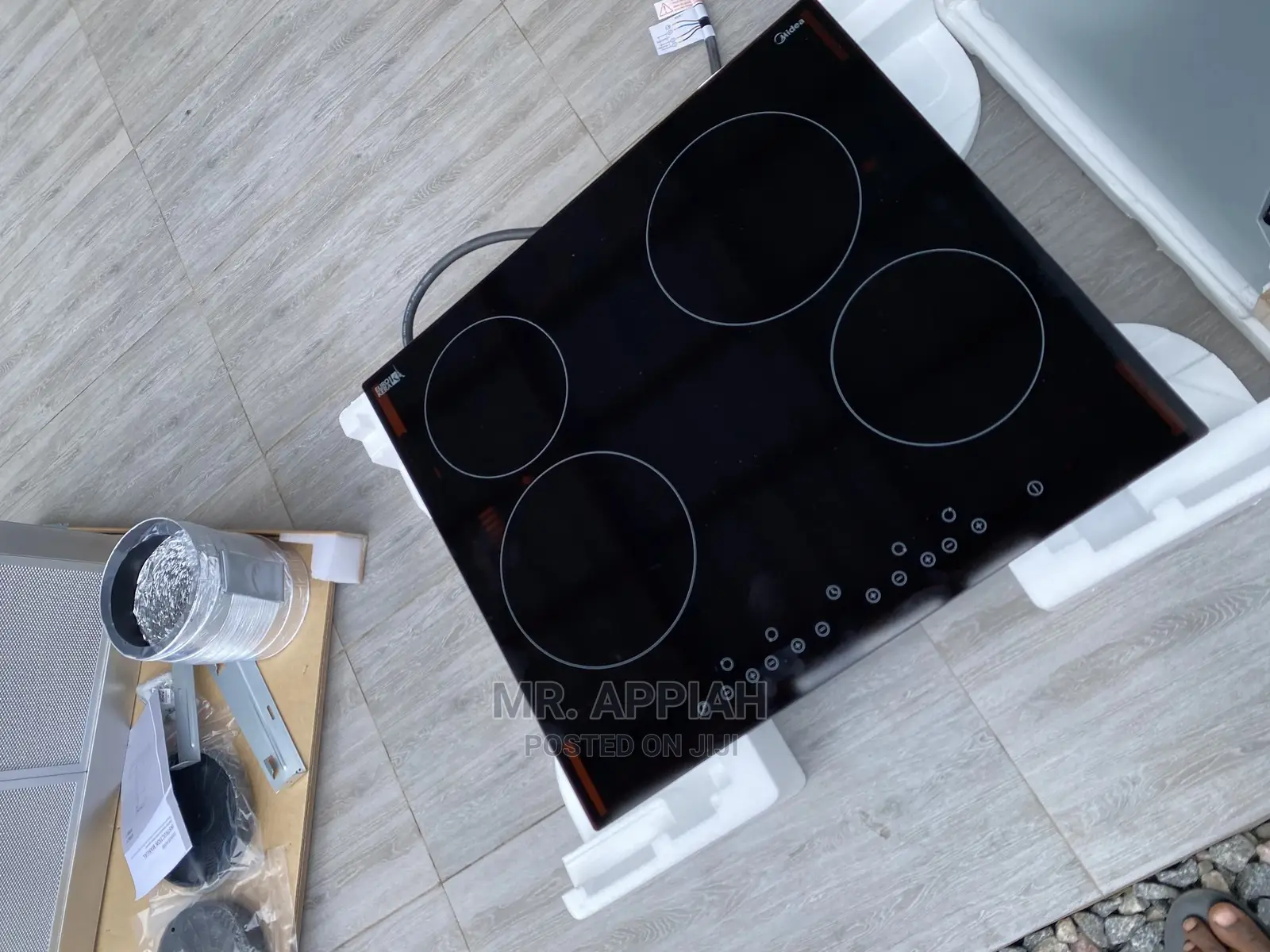 (MC-HF605)Cook Smart With Midea 4 Burner Electric Hob