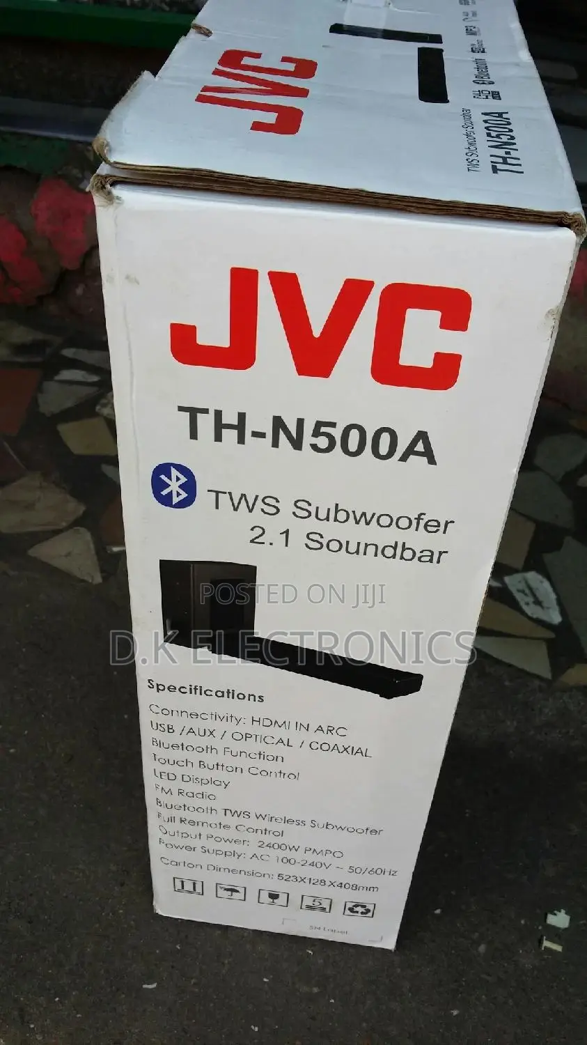 2026 JVC Th-N500a Wireless Subwoofer With Soundbar
