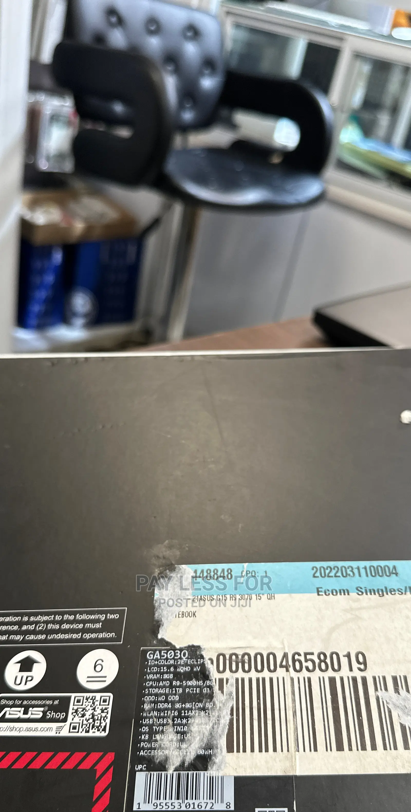 New Laptop Asus ROG Zephyrus G15 GA503QR 16GB AMD Ryzen 9 SSD 1T