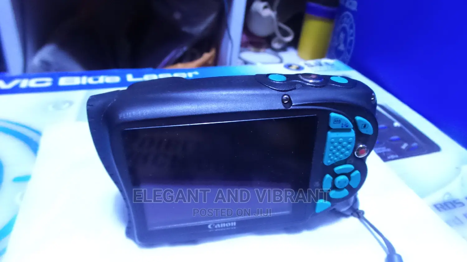 A Little Used Canon Waterproof Camera in Used Condition.