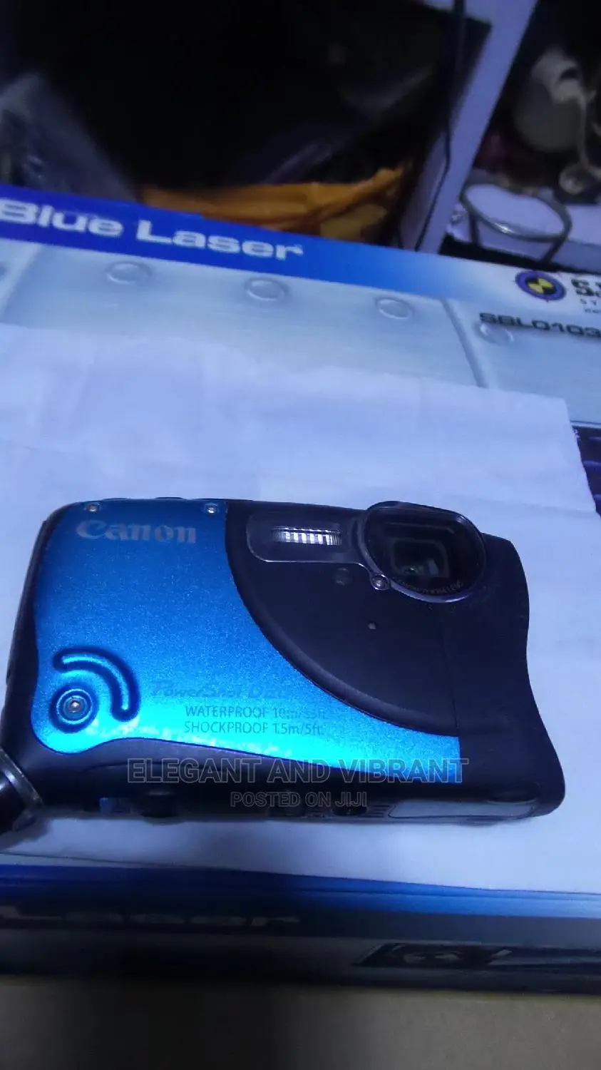 A Little Used Canon Waterproof Camera in Used Condition.