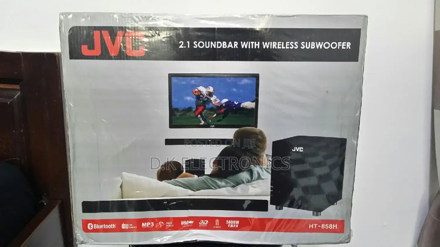 2026 Deep Bass JVC Ht858h Wireless Soundbar