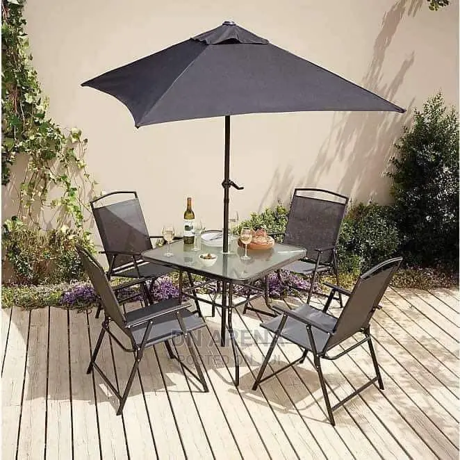 Canopy, 4 Chairs and Table
