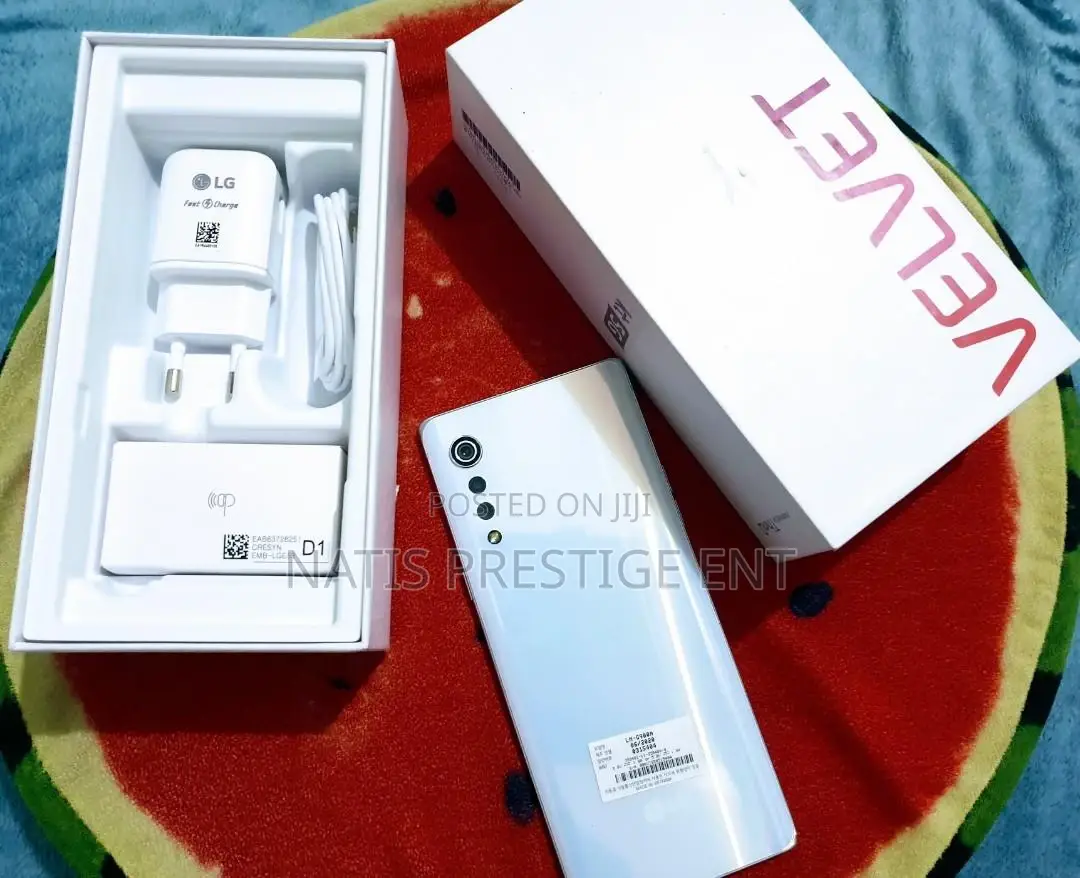 New LG Velvet 128 GB White