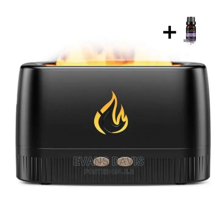 3D Flames Diffuser/Humidifier With 10ml Oil