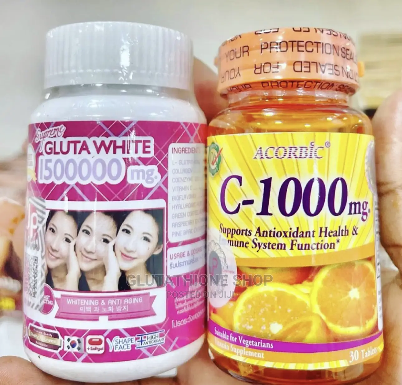 Supreme Gluta White and Acorbic Vitamins C