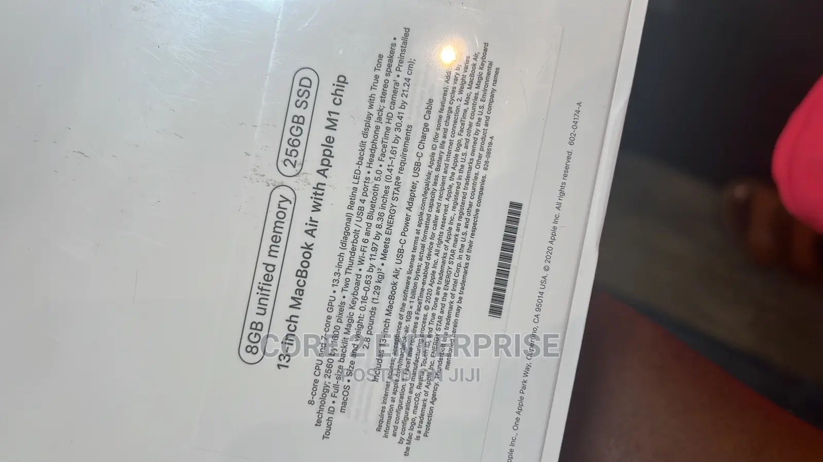 New Laptop Apple MacBook Air 8GB Apple M1 SSD 256GB