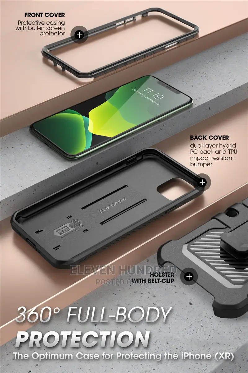 iPhone 11 Shockproof Heay Duty With Screen Guard