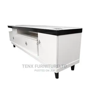 TV STAND (Extensible + Ring Handles) Wooden Legs