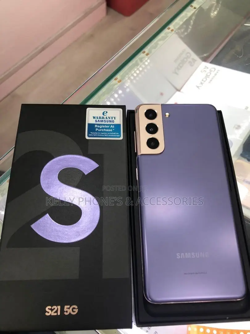New Samsung Galaxy S21 5G 256 GB Purple