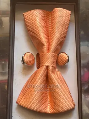 Bow Tie With Pocket Squares and Cuff