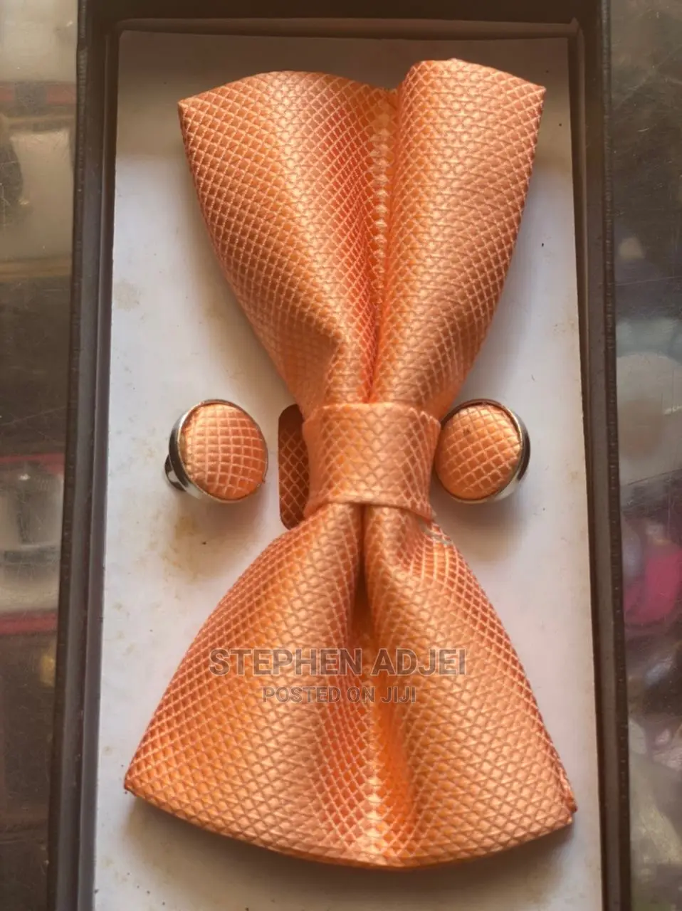 Bow Tie With Pocket Squares and Cuff