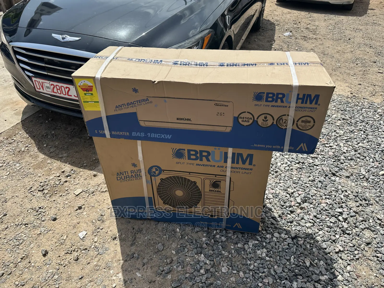 Wide Voltage Range Split Bruhm R410 Gas 2.0hp AC