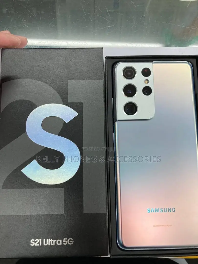 New Samsung Galaxy S21 Ultra 5G 256 GB Silver