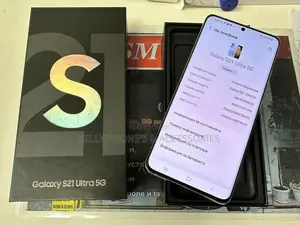 New Samsung Galaxy S21 Ultra 5G 256 GB Silver