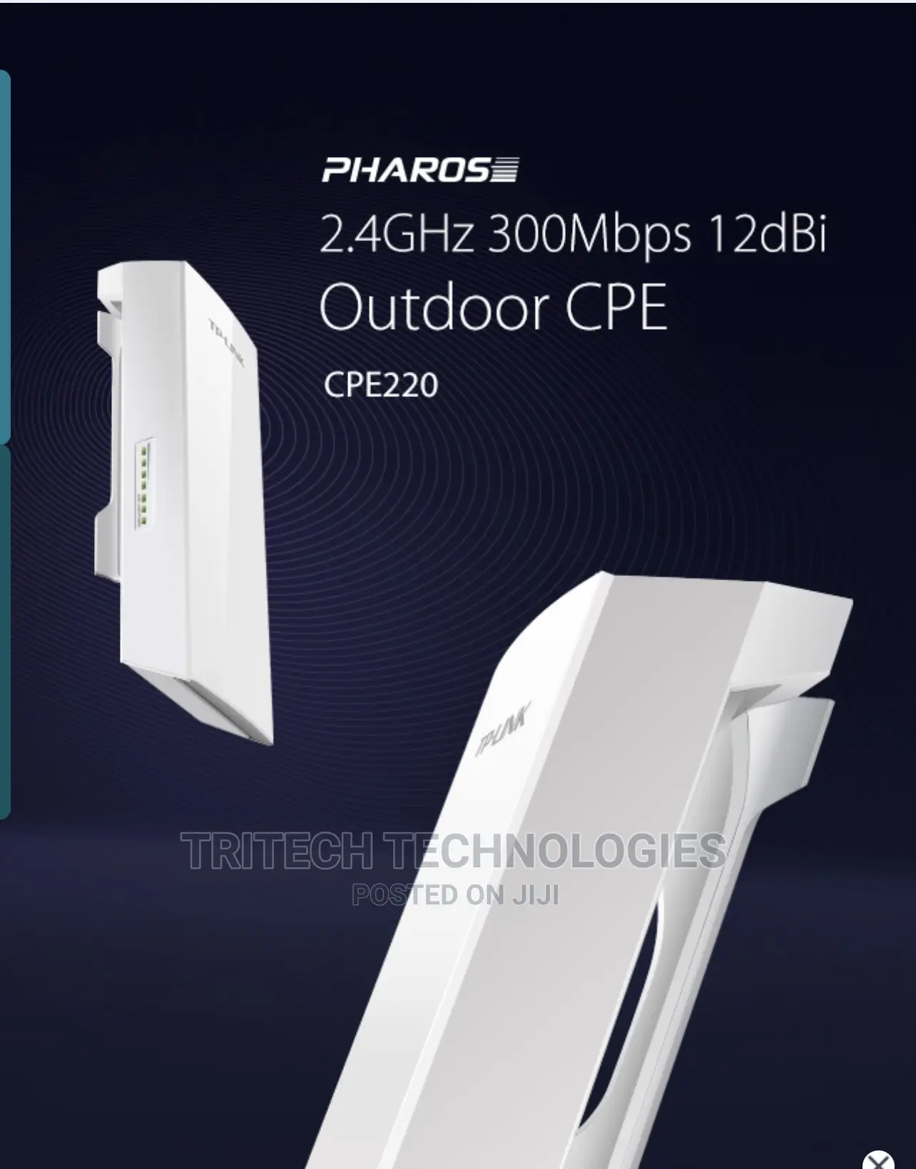 Tp-Link Cpe220 2.4ghz 300mbps 12dbi Outdoor Cpe