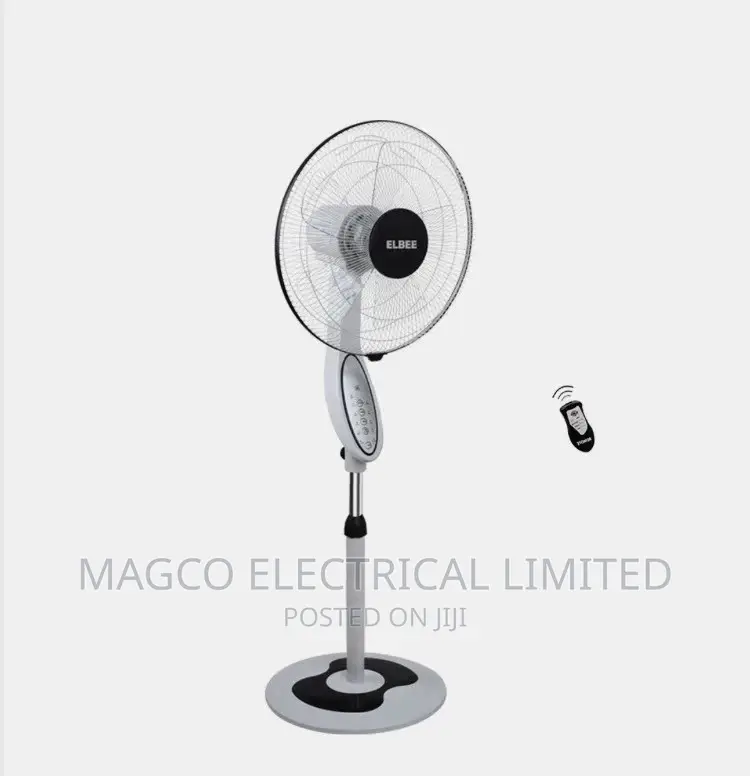 New Elbee Remote Standing Fan