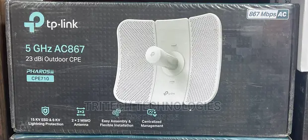 Tp-Link Cpe710 5ghz Ac 867mbps 23dbi Outdoor Cpe for sale