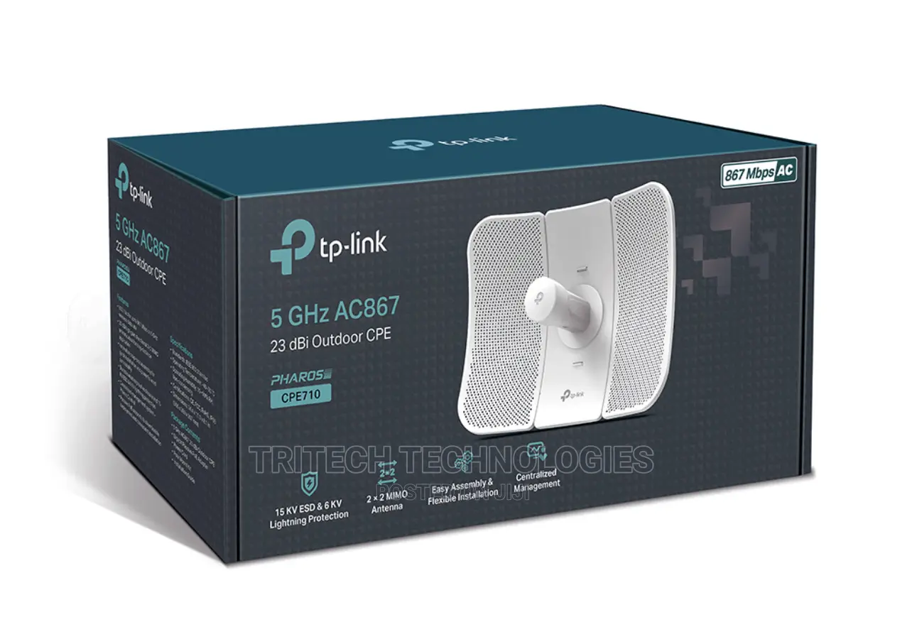 Tp-Link Cpe710 5ghz Ac 867mbps 23dbi Outdoor Cpe