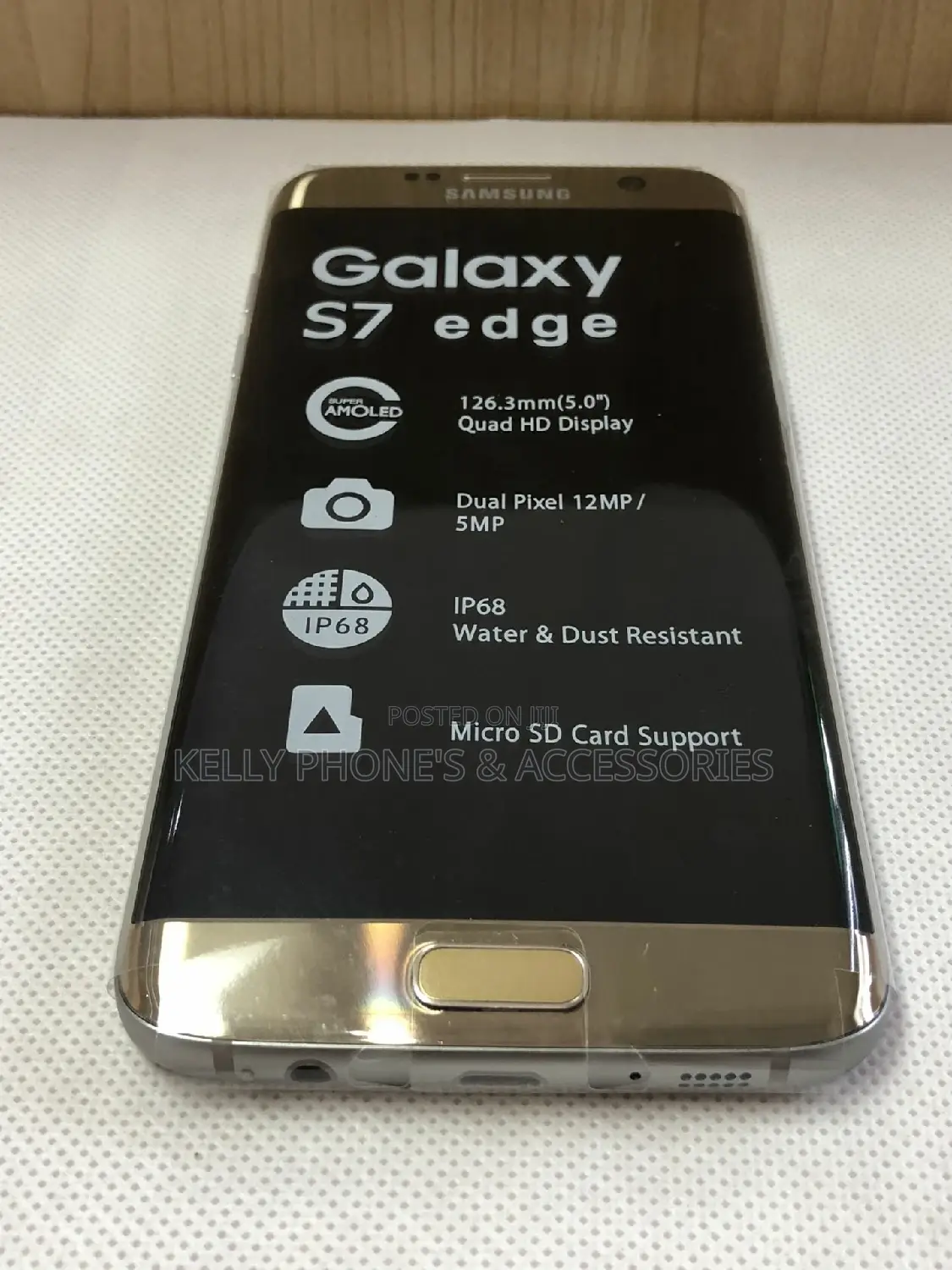 New Samsung Galaxy S7 edge 64 GB Gold