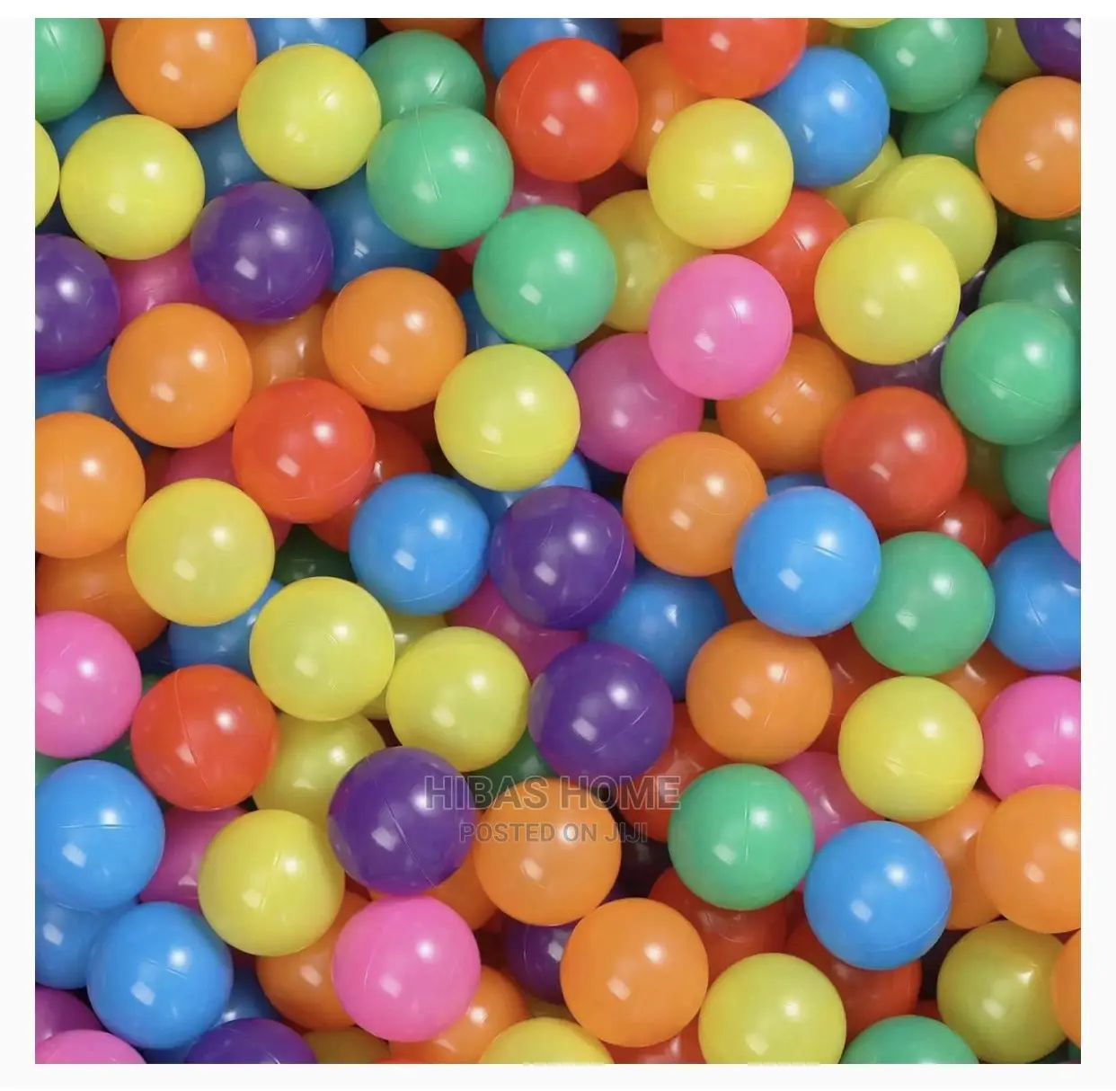 Kids 100 Piecesmulti Colored Pit Balls (Medium Size)