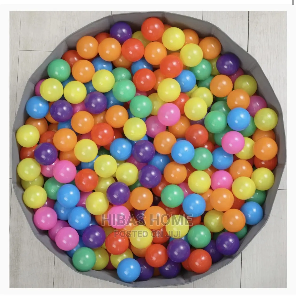 Kids 100 Piecesmulti Colored Pit Balls (Medium Size)
