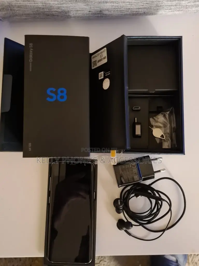 New Samsung Galaxy S8 64 GB Black