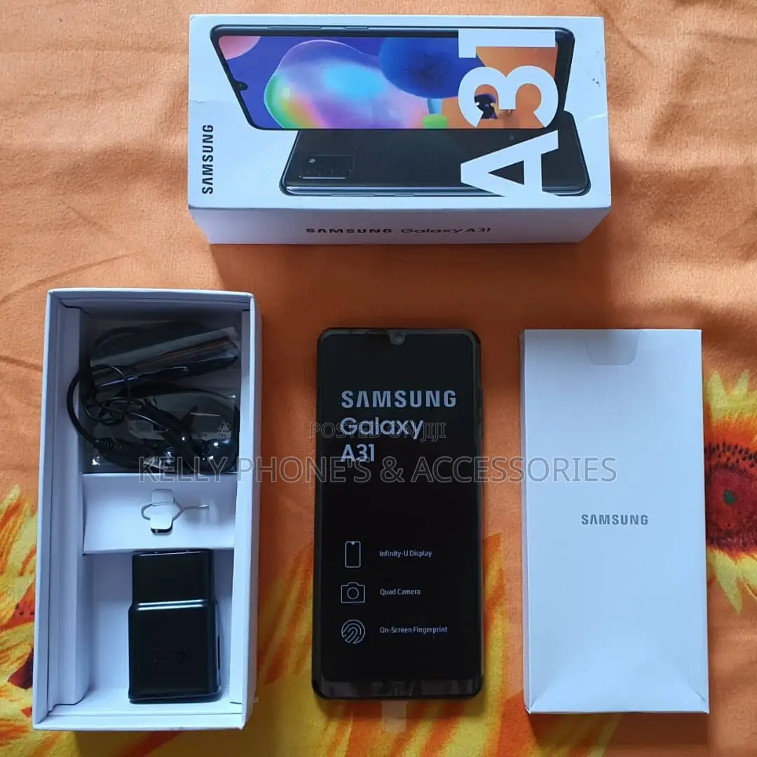 New Samsung Galaxy A31 128 GB Black