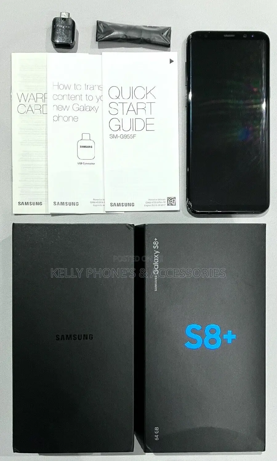 New Samsung Galaxy S8 Plus 64 GB Black