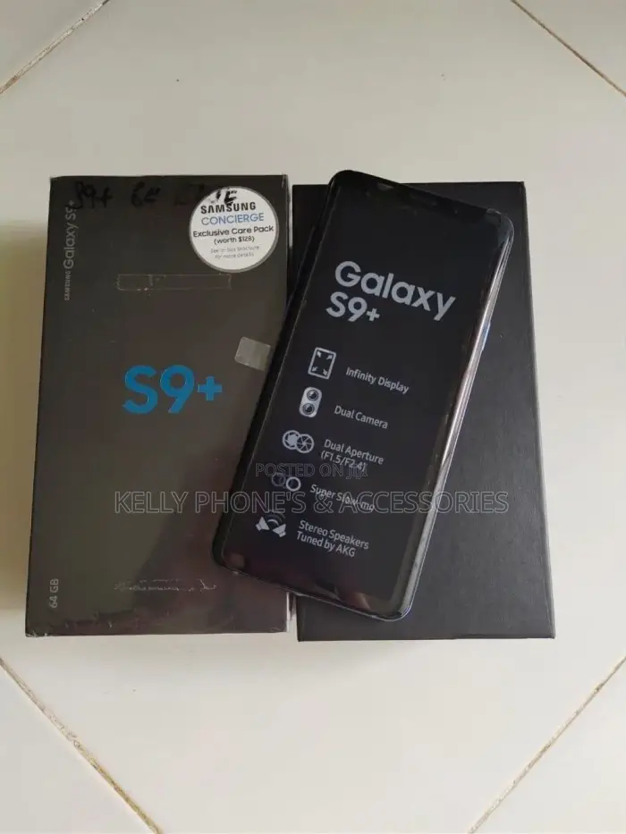 New Samsung Galaxy S9 Plus 64 GB Black