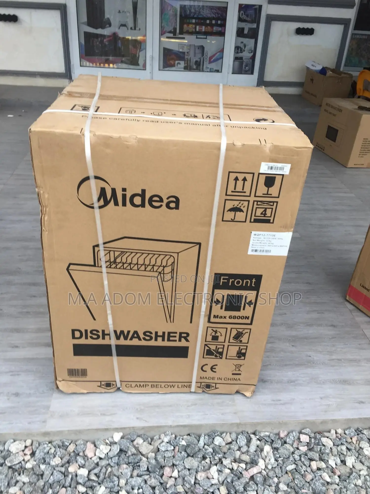 The Current Midea 12 Plates Dishwasher [WQP12-7713E]