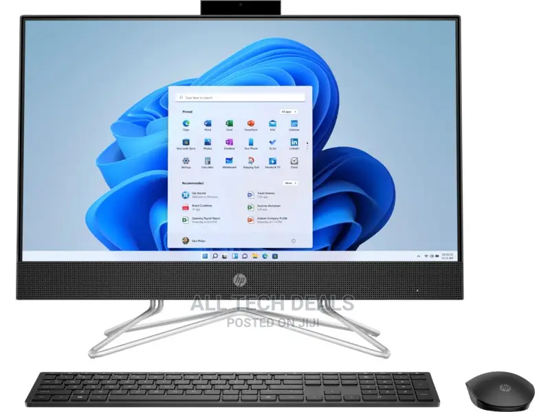 New Desktop Computer HP AiO 22 8GB AMD Ryzen 3 HDD 1T
