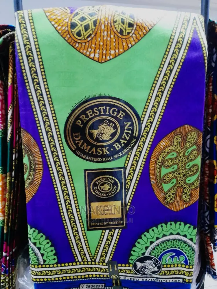Bazin. Prestige Damask Bazin. 100% Cotton