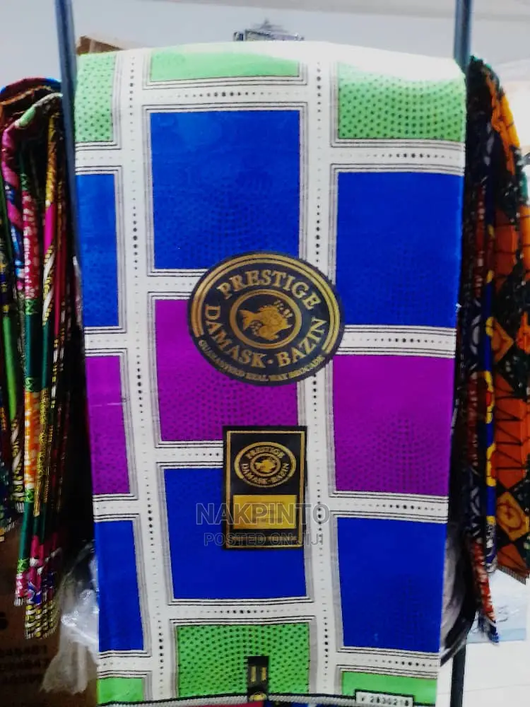 Bazin. Prestige Damask Bazin. 100% Cotton