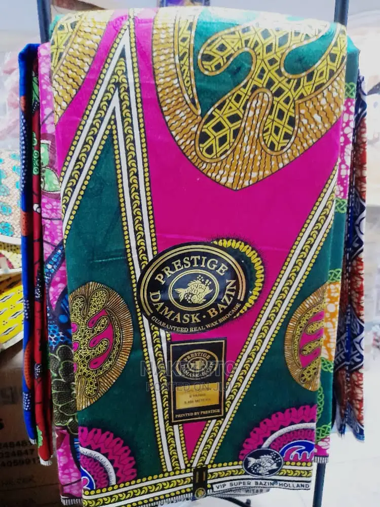 Bazin. Prestige Damask Bazin. 100% Cotton