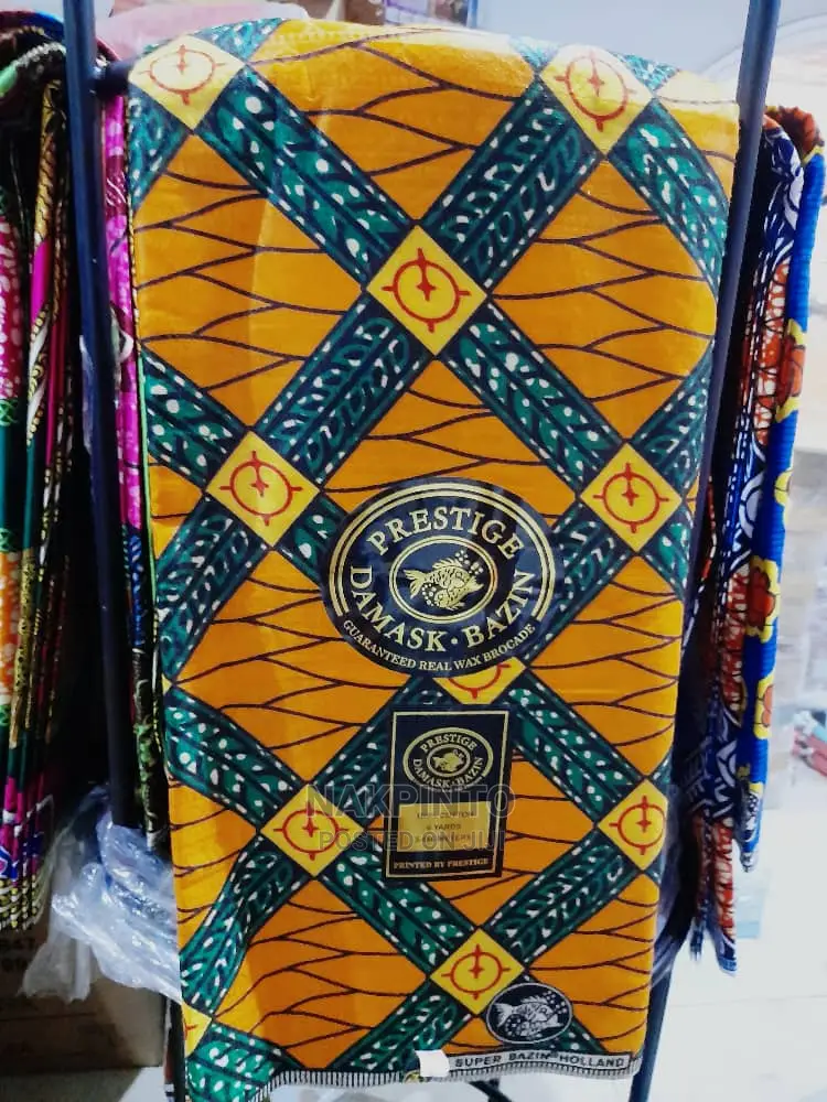 Bazin. Prestige Damask Bazin. 100% Cotton