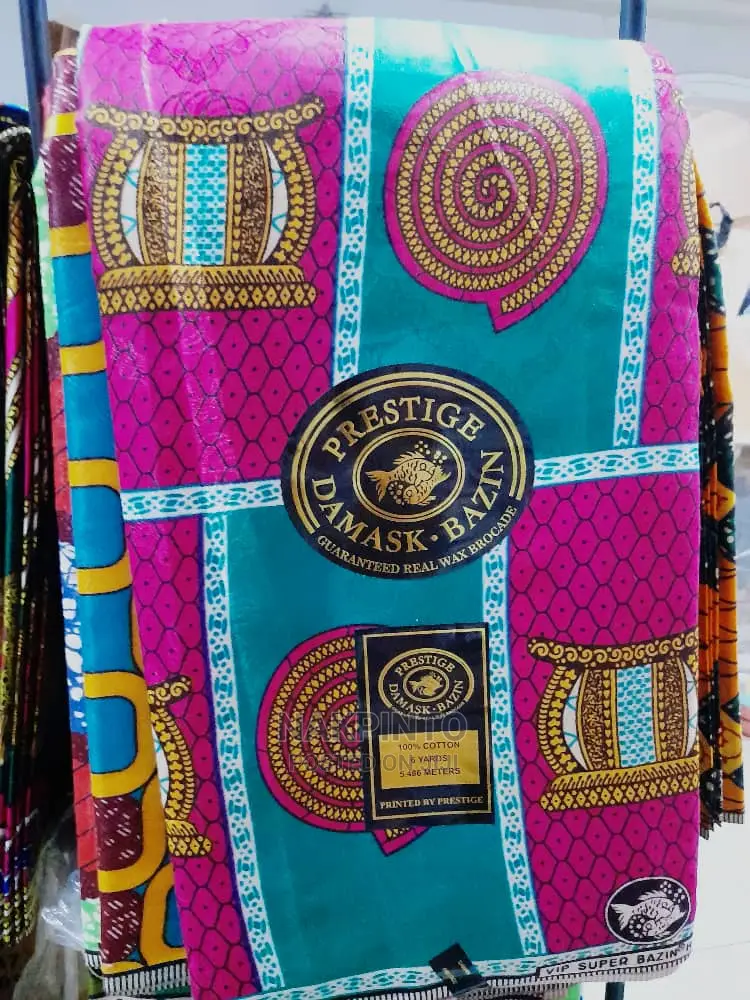Bazin. Prestige Damask Bazin. 100% Cotton