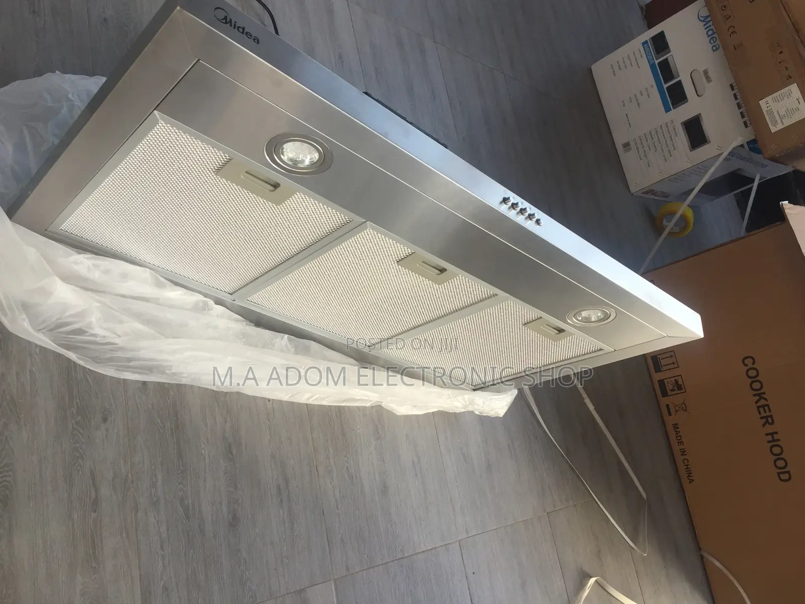 Elegant Midea 90cm T-Shape Rangehood 90M21