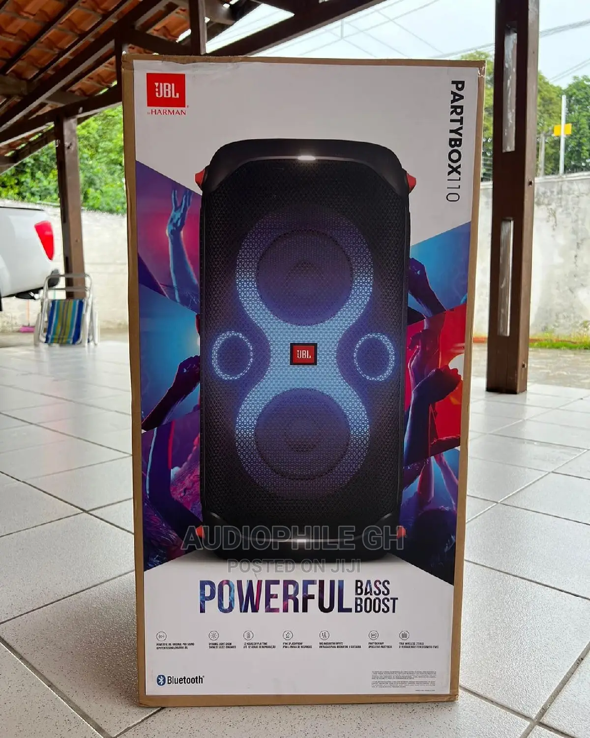 JBL Partybox 110 Portable Party Speaker