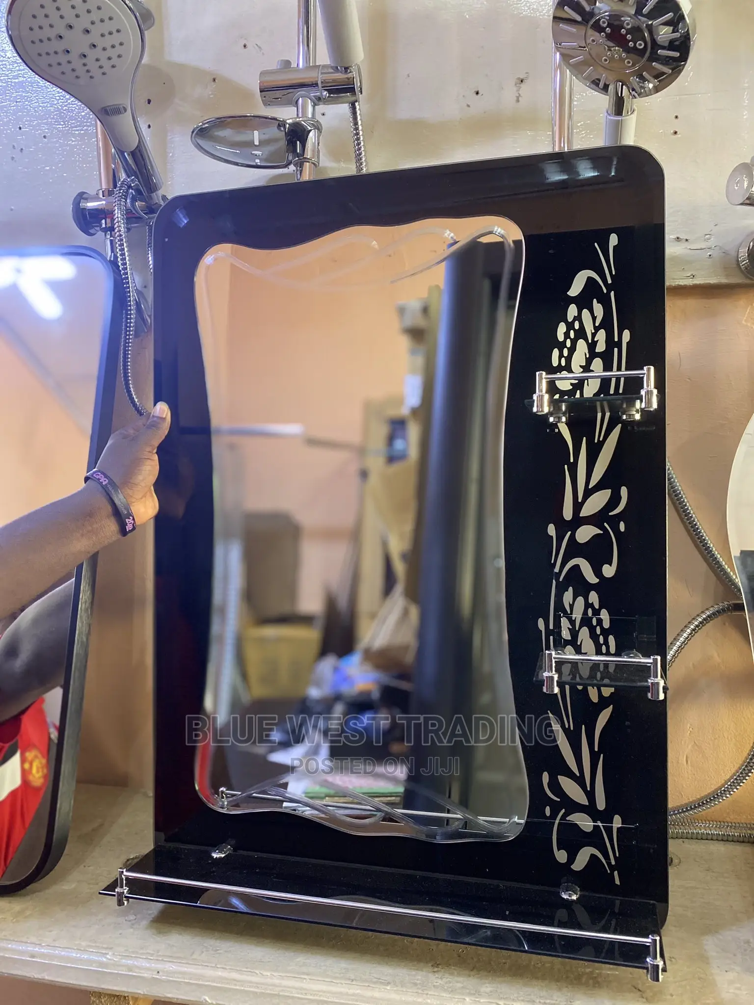 Mirror With Shelves