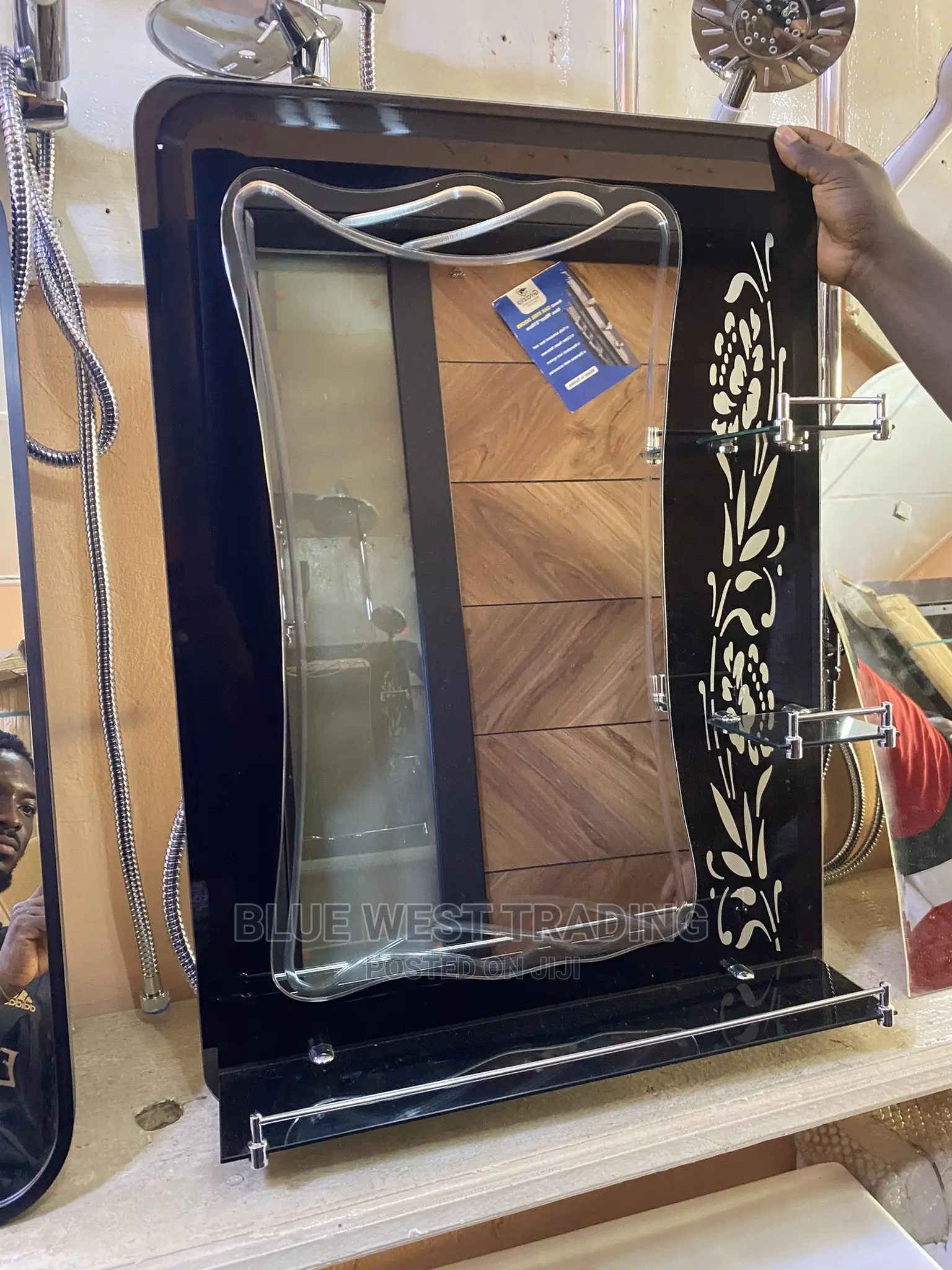 Mirror With Shelves