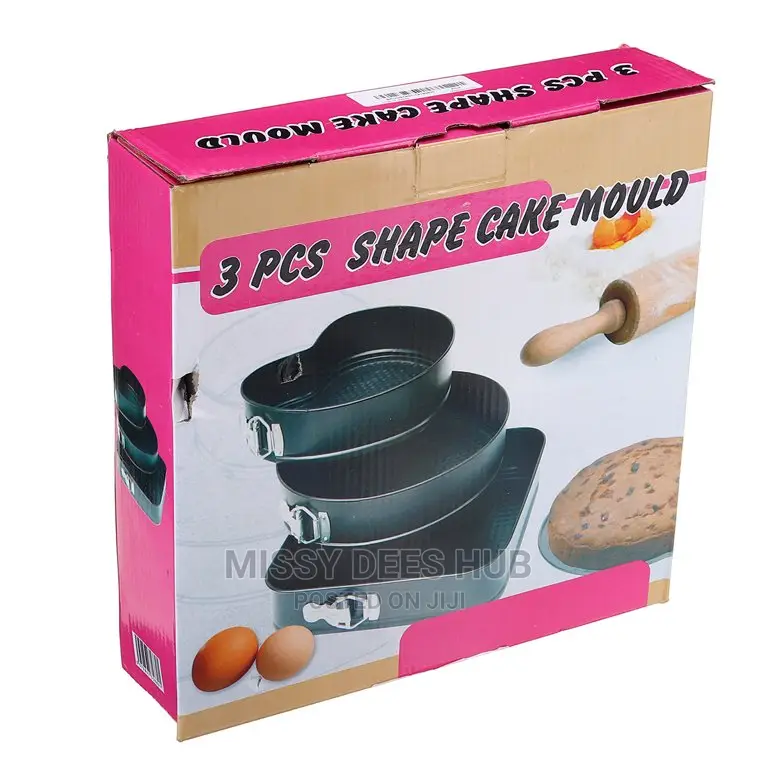3pcs Non-Stick Cake Pan