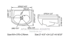 Hung Wash Hand Basin Set