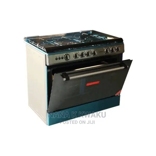 Midea 5 Burner Gas Cooker With Oven Grill