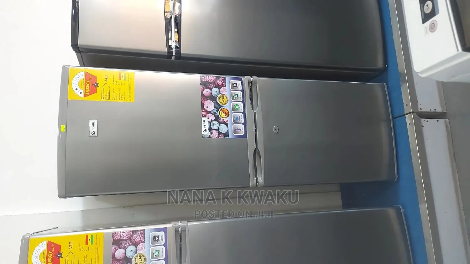 Fast Cooling_pearl Pf200b Double Door Fridge