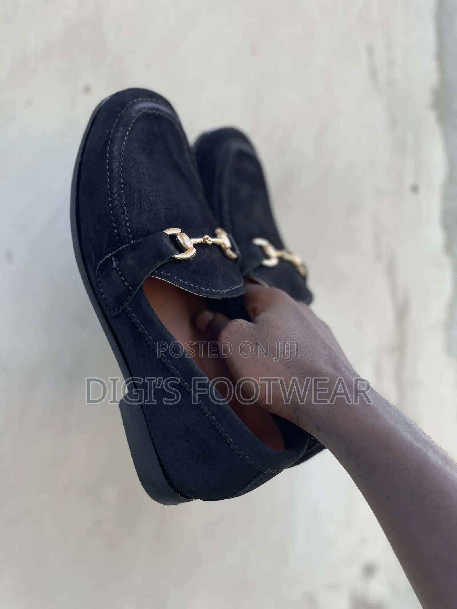 Black Suede Shoe